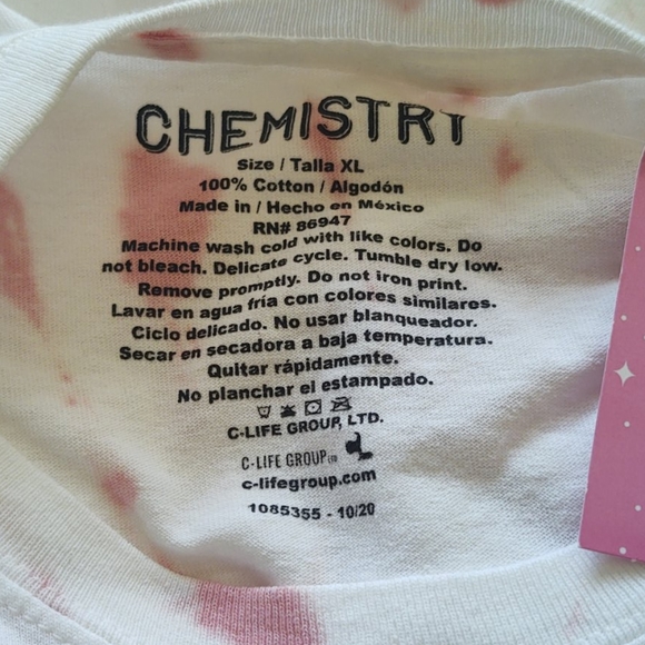 Chemistry Good Vibes Only Tie Dye Shirt - Picture 5 of 6